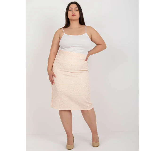 Sukňa LK SD 506634.47 broskýň