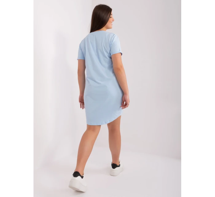 RV TU 8862 tunika.69P svetlo modrá