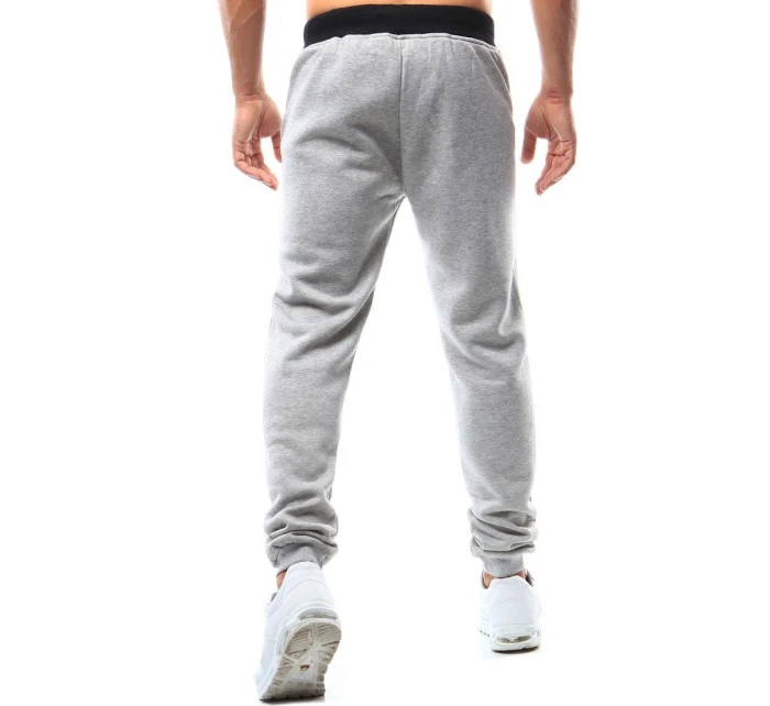 Pánské šedé teplákové kalhoty model 21962289 - Dstreet