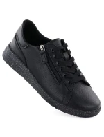 Skórzane damskie na czarne 138 model 22002244 - JEZZI