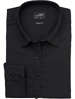 JN 677 Popelínová halenka s dlouhým rukávem model 22436569 black - Daiber JN 677 Popelínová halenka s dlouhým rukávem model 22436569 black - Daiber