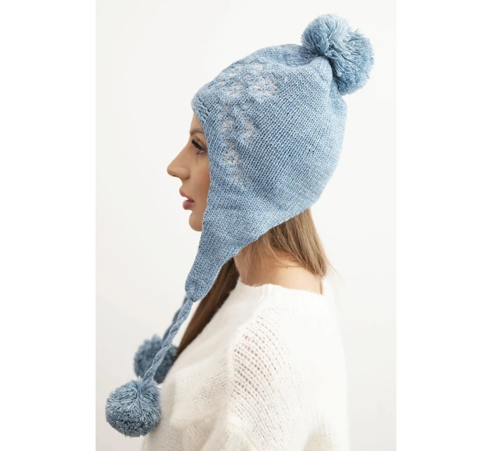 Dámská ušanka Emma K343 denim