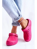 Dámské světlé pantofle Big Star model 21593831 fuchsie - Big Star Shoes