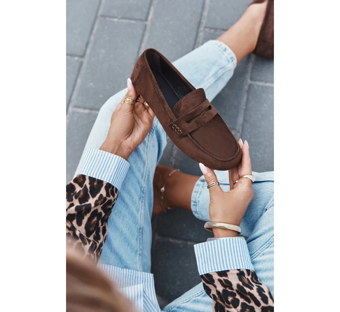 Ploché Tmavě hnědé model 21709145 - Boto