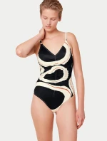 Dámske jednodielne plavky Summer Allure OP 01 black - Triumph