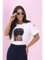 BLUZKA model 22035637 - OFF PINK