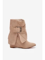 Topánky na podpätku model 217186 Krok vo veľkom štýle Topánky na podpätku model 217186 Krok vo veľkom štýle