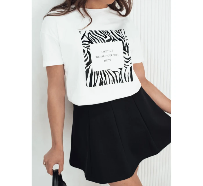 Dámské tričko s potiskem white Dstreet model 21975837 - FashionStreet