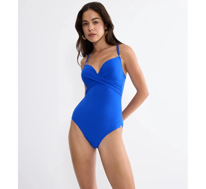 Dámske jednodielne plavky Summer Twist OWP 01 - BLUE - modrá 7446 - TRIUMPH
