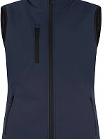 Clique Padded Softshell Vest Women Dámska zateplená softshellová vesta 67.0959 tmavomodrá
