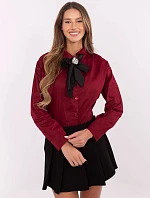 Košeľa DHJ KS 9236.92P bordová