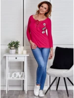 Blúzka CZ BZ 1415.04 fuchsiová