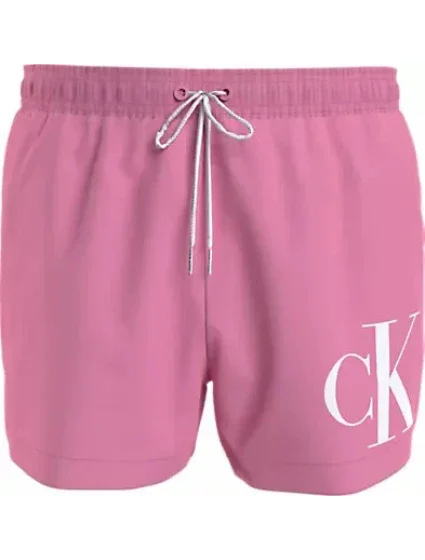 Pánské plavky SHORT DRAWSTRING růžové model 19583645 - Calvin Klein Pánské plavky SHORT DRAWSTRING růžové model 19583645 - Calvin Klein