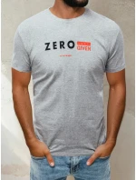 Pánské tričko s potiskem světle šedé Dstreet model 21964129 - FashionStreet