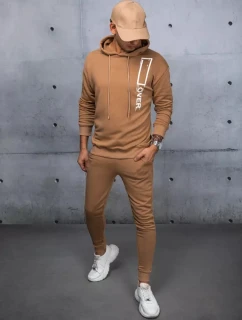 Pánská tepláková souprava velbloudí barvy Dstreet model 21967451 - FashionStreet