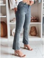 Dámske džínsy do zvonu so zirkónmi BLINKFIT modré FashionStreet UY2449
