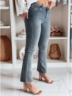 Dámske džínsy do zvonu so zirkónmi BLINKFIT modré FashionStreet UY2449