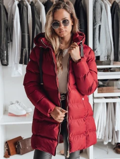Dámska zimná bunda s kapucňou GABRIELLE bordová FashionStreet TY4920