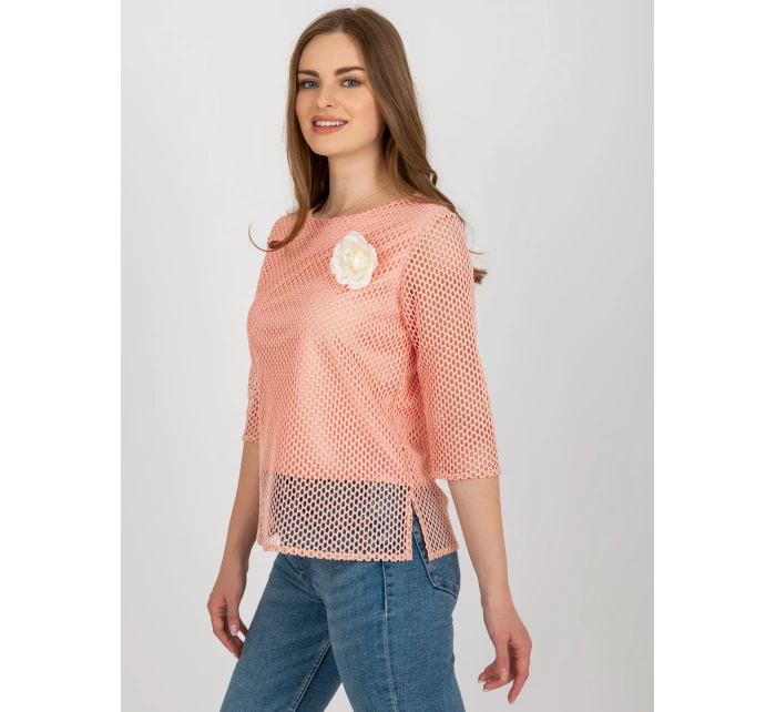 Blúzka LK BZ 506642.94 broskýň