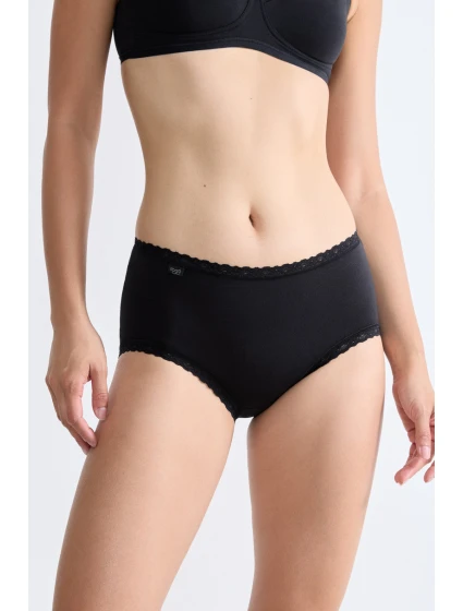 SLOGGI 24/7 BAVLNENÉ ČIPKOVANÉ MIDI NOHAVICE