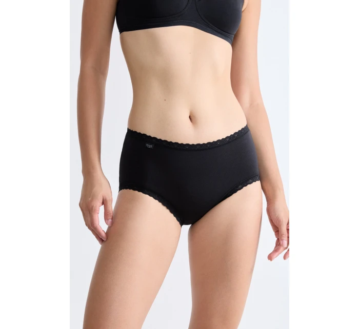 SLOGGI 24/7 BAVLNENÉ ČIPKOVANÉ MIDI NOHAVICE