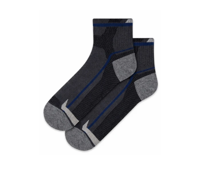 SPORTIVE - Pánske vzorované ponožky Ag+ U941n4