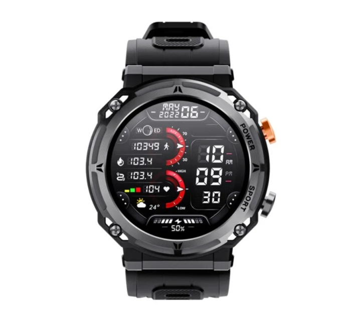 Pánské chytré hodinky BLACK model 21806355 - RUBICON Pánské chytré hodinky BLACK model 21806355 - RUBICON