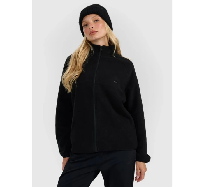 Dámský oversize fleece se stojáčkem model 21868383 - 4F