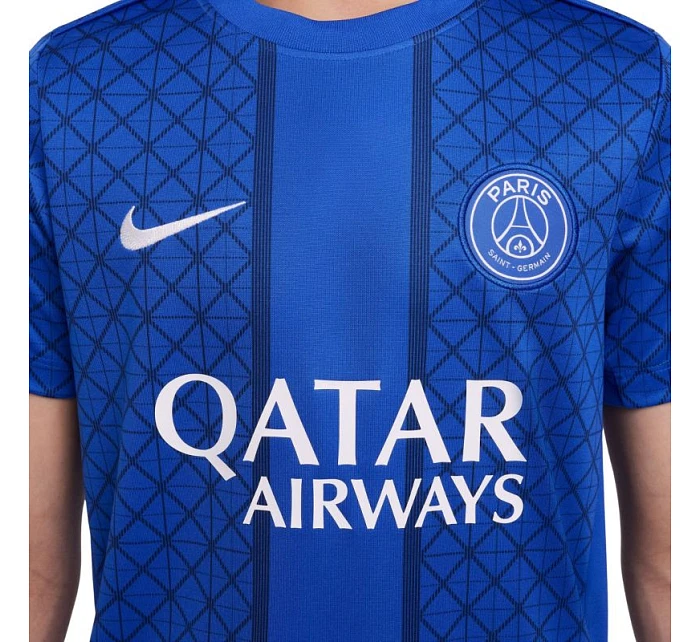 PSG Academy Pro Home dětské tričko modré model 22054329 - NIKE PSG Academy Pro Home dětské tričko modré model 22054329 - NIKE