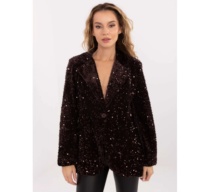 MI MA bunda 24656.01 tmavohnedá