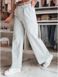 Dámské kalhoty s širokými nohavicemi modrá Dstreet model 21987125 - FashionStreet