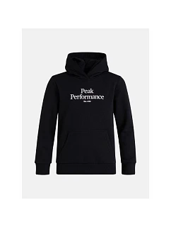 Mikina Peak Performance Jr Original Hood, čierna