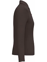 K 244 Dámské piqué polo s dlouhým rukávem model 22507063 chocolate - Kariban K 244 Dámské piqué polo s dlouhým rukávem model 22507063 chocolate - Kariban
