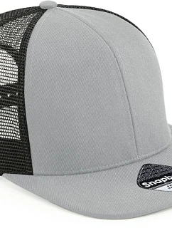Beechfield B 664 6-panelová čiapka s kšiltom „Original Trucker“ 53.0664 šedá/čierna