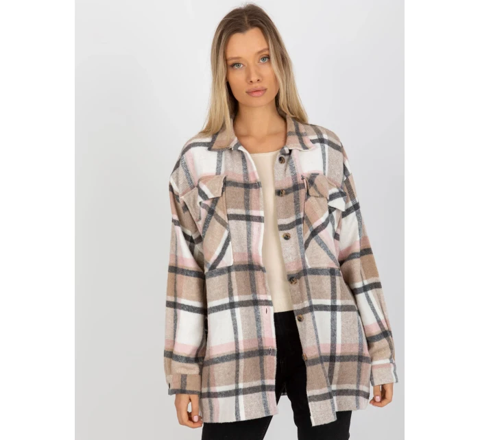 Košeľa DN KS 3841.02 čierna a béžová Košeľa DN KS 3841.02 čierna a béžová