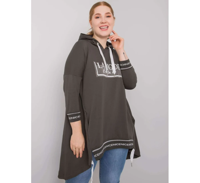 Dámská mikina RV BL model 17508454 tmavá khaki - FPrice Dámská mikina RV BL model 17508454 tmavá khaki - FPrice