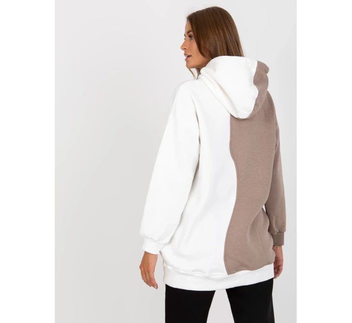 Mikina RV BL 8233.32X biela béžová
