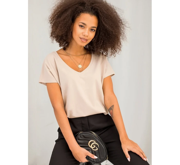 Tričko RV TS 4832.01P béžové Tričko RV TS 4832.01P béžové