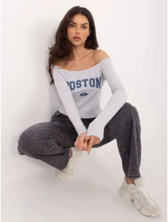 Bluzka WT BZ model 21875530 jasny szary - FPrice