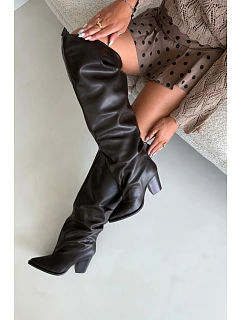 Čižmy na podpätku, model 230945 Step in style