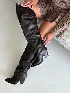 Čižmy na podpätku, model 230945 Step in style
