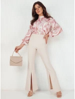 Dámské kalhoty béžové Dstreet model 21972905 - FashionStreet