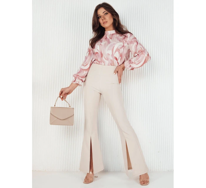 Dámské kalhoty béžové Dstreet model 21972905 - FashionStreet