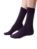 Dámské žebrované ponožky model 16327067 Merino - Steven Dámské žebrované ponožky model 16327067 Merino - Steven