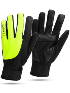 Zimné rukavice Rogelli CORE II black-fluor 2XL