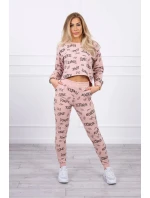 model 18746290 set tmavě pudrově růžový - K-Fashion model 18746290 set tmavě pudrově růžový - K-Fashion