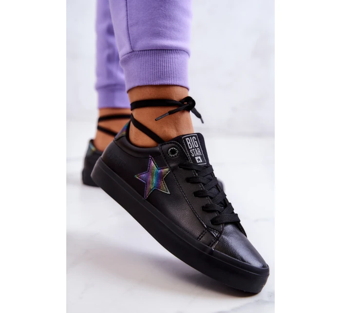 Kožené tenisky Star Big Star model 21580383 Black - Big Star Shoes