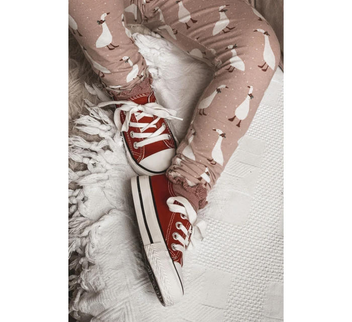 Dziecięce Trampki Klasyczne Czerwone Filemon Dziecięce Trampki Klasyczne Czerwone Filemon