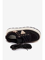 Dámské tenisky na platformě černé model 22039766 - Boto Dámské tenisky na platformě černé model 22039766 - Boto