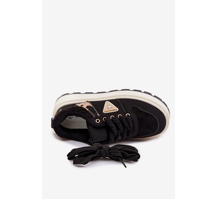 Dámské tenisky na platformě černé model 22039766 - Boto Dámské tenisky na platformě černé model 22039766 - Boto